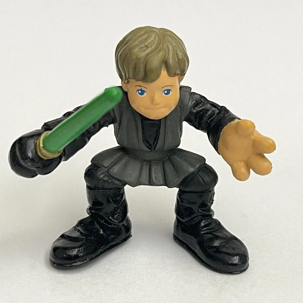 Hasbro LFL Star Wars Galactic Heroes Luke Skywalker 2004 Figure 1‎ 7/8